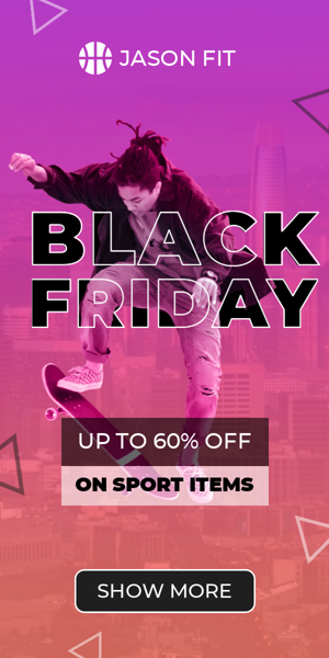 Black Friday — Up To 60% Off On Sport Items