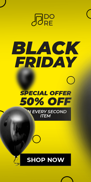 Black Friday — Special Offer 50% Off On Every Second Item